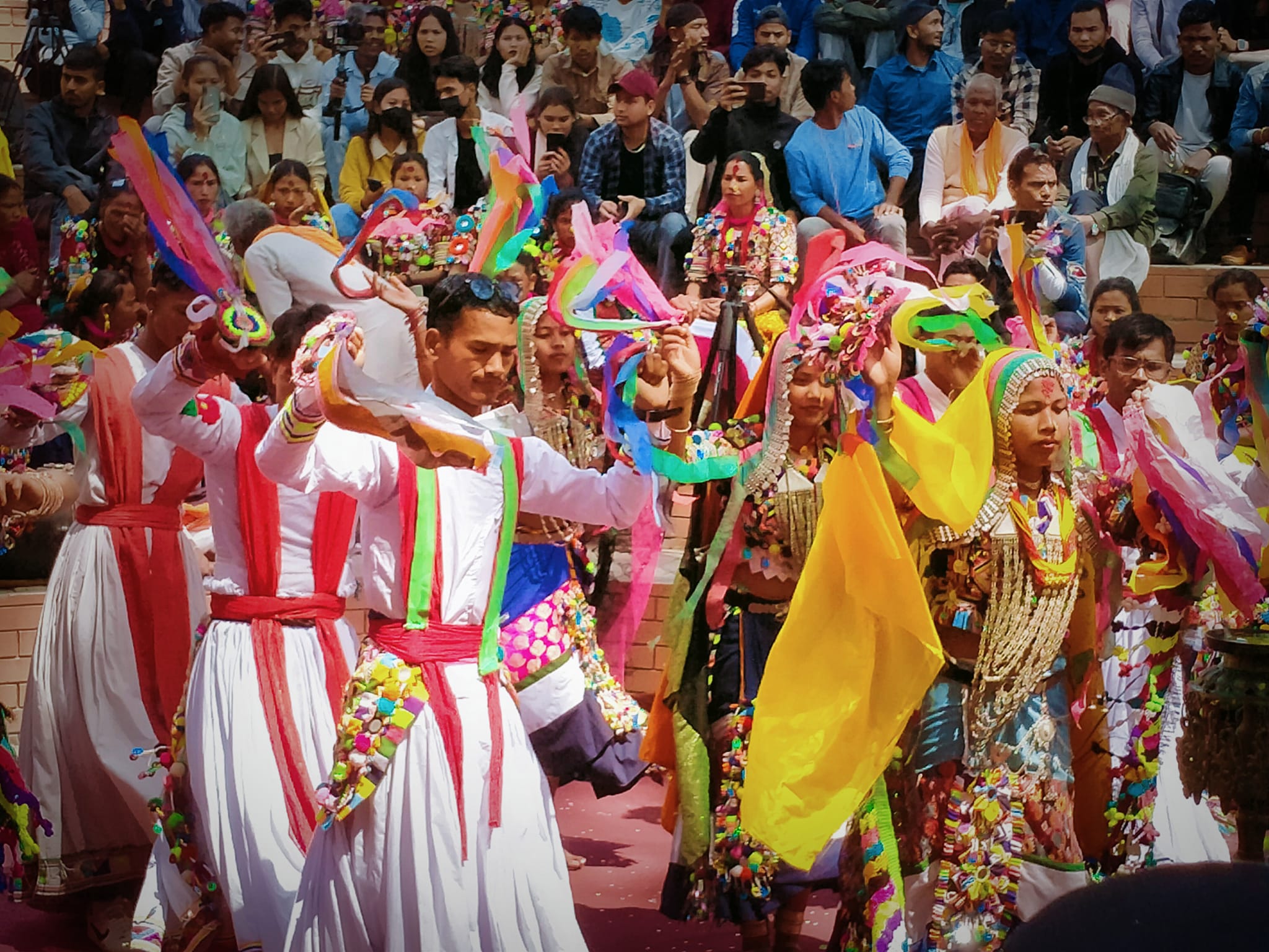 राना थारु समुदायले मनाए काठमाडौंमा होली मिलन तथा खखडेहरा पर्व
